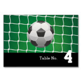 Table Numéro de tableau Objectif | Cadeaux Cool de footb (Devant)