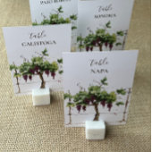 Table Paso Robles Vineyard Winery Mariage Numéro de tabl