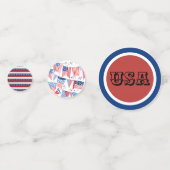 🎉 Table Patriotique Confetti (Devant)