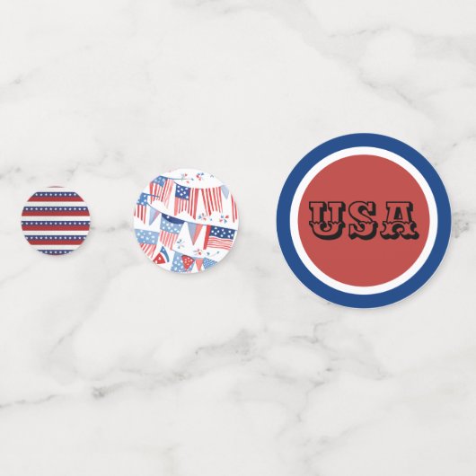 🎉 Table Patriotique Confetti (Devant)