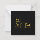 Table périodique être type carte (Devant)