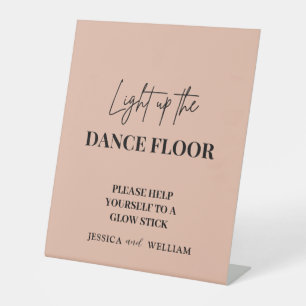 Table Pink Light Up The Dance Floor   Signe de bâtonnet