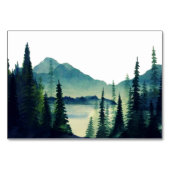 Table Place Card - Camping Kaart (Achterkant)