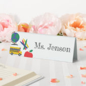Table Plaque de nom de bureau d'enseignant (In SItu (Mariage))