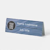 Table Plaque de nom de bureau moderne (Verso)