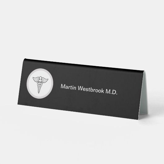 Table Plaque de nom du bureau du médecin Médicale (Recto)