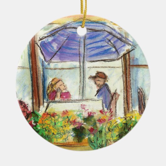 Table pour deux ornements (Pike Place Seattle) (Devant)