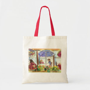 Table pour deux sacs (Pike Place Market Seattle)