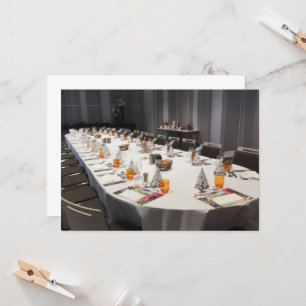 Table pour une invitation à un repas