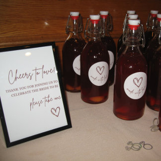 Table Prenez un signe de faveur - Bravo d'aimer!