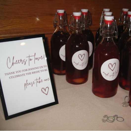 Table Prenez un signe de faveur - Bravo d'aimer!