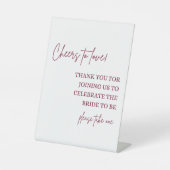 Table Prenez un signe de faveur - Bravo d'aimer! (Recto)