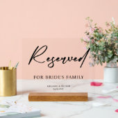 Table réservé Mariage  (Mariage)