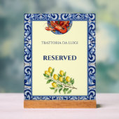 Table Réservée Restaurant Italien Carrelage Sicili (Neutre)