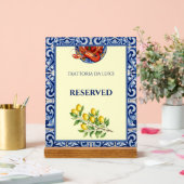 Table Réservée Restaurant Italien Carrelage Sicili (Mariage)