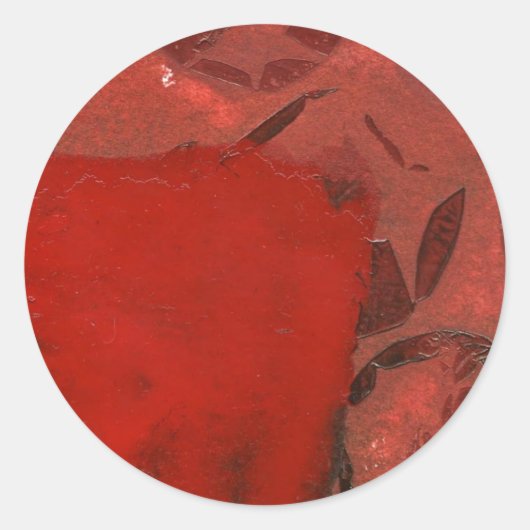 "Table Rock #1" Autocollant abstrait de conception (Devant)