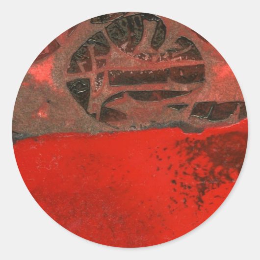 "Table Rock #3" Abstract Design Sticker (Voorkant)