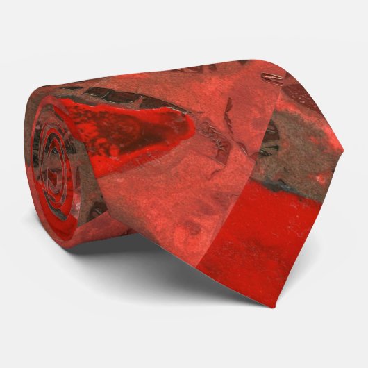 "Table Rock #3" Cravate de conception abstraite (Roulé)