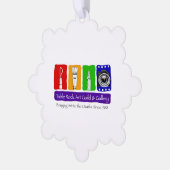 Table Rock Art Guild Paper Snowflake Ornament Kaart (Links)