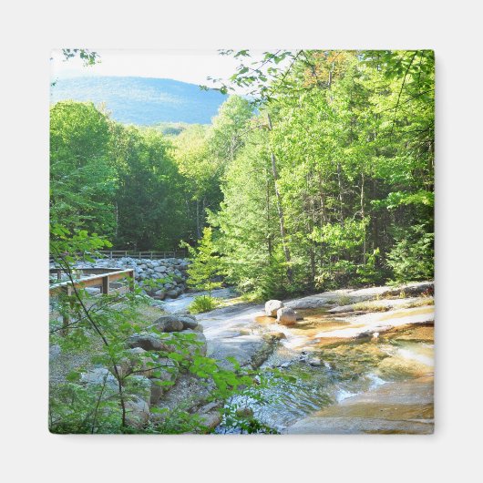 Table Rock Flume Brook Franconia NH Magnet Magneet (Voorkant)