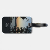 Table Rock Silhouette Sunset Bagagelabel (Achterkant horizontaal)