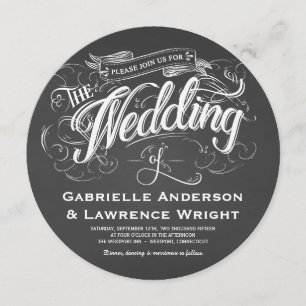 Table ronde Rustique Art Mariage Invitations