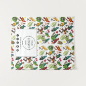 Table Runner Banner Business Logo Pet Birds Wandkleed (Voorkant (horizontaal))