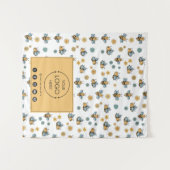 Table Runner Banner Business Logo Social Media Bee Wandkleed