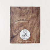 Table Runner Banner Business Monogram Jagen Wandkleed (Voorkant)