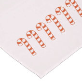 Table Runner - Candy Canes Medium Tafelloper (Hoek)