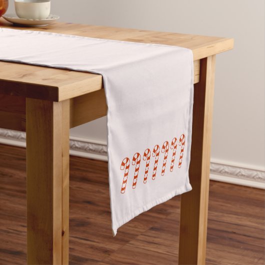 Table Runner - Candy Canes Medium Tafelloper (Voorbeeld)
