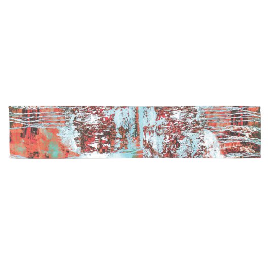 Table Runner – Corrosion Pulse Korte Tafelloper (Horizontaal)