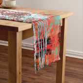 Table Runner – Corrosion Pulse Korte Tafelloper (Voorbeeld)