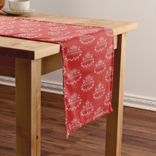 Table Runner-Merry Kerstmis Medium Tafelloper (Voorbeeld)