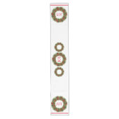 Table Runner met kerstfeest Lange Tafelloper (Voorkant)