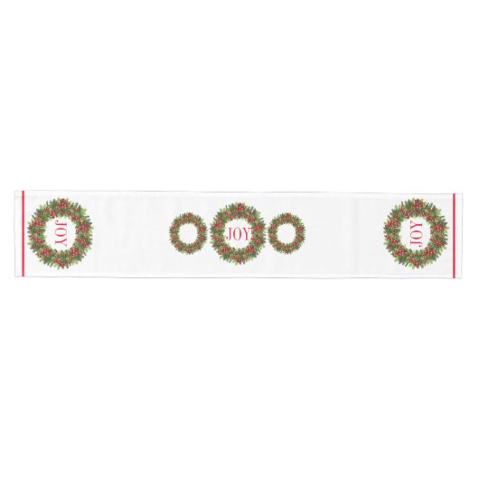 Table Runner met kerstfeest Medium Tafelloper (Horizontaal)
