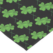 Table Runner-St. Patricks Day Clovers Korte Tafelloper (Hoek)