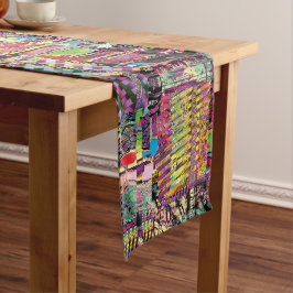 Table Runner – Urban Fractals Korte Tafelloper