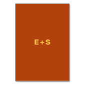 Table Rust et Jaune Wes Anderson Numéro de tableau inspi (Dos)