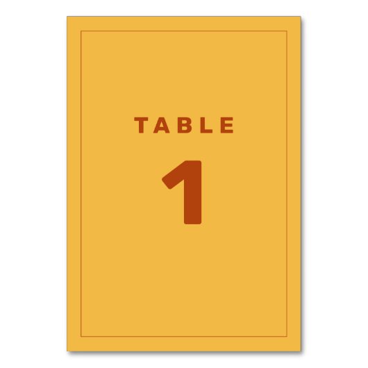 Table Rust et Jaune Wes Anderson Numéro de tableau inspi (Par défaut)