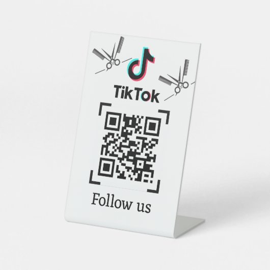 Table Scanner pour suivre le code QR de signe | Suivre s (Recto)