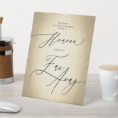 Table Script de calligraphie Le ciel est loin du signe M (In SItu)