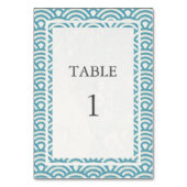 Table Sea Blue Green Waves Japonais Seigha Numéro de tab (Dos)