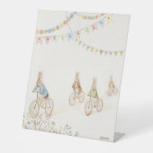 Table SIGNE Baby shower de genre Peter Lapin Lapin (Recto)