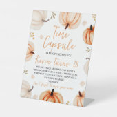 Table Signe citrouille de l'heure d'anniversaire (Recto)