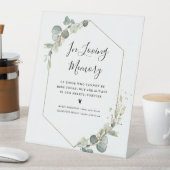 Table signe commémoratif mariage de l'eucalyptus (In SItu)