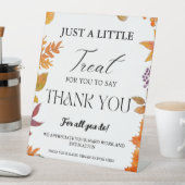 Table Signe d'appréciation du Merci de l'automne (In SItu)
