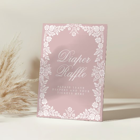 Table Signe de baby shower de couches Cielito Lindo