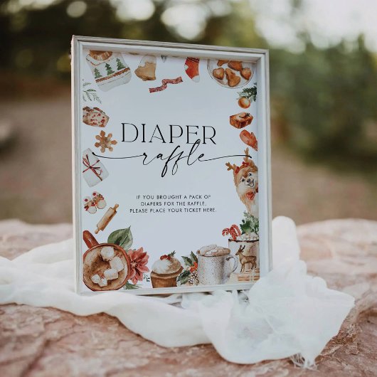 Table Signe de Baby shower de Noël d'hiver Diaporama