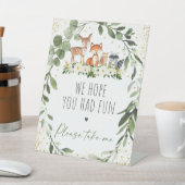 Table SIGNE DE Baby shower VERDOYER EN BOIS Favoriser (In SItu)